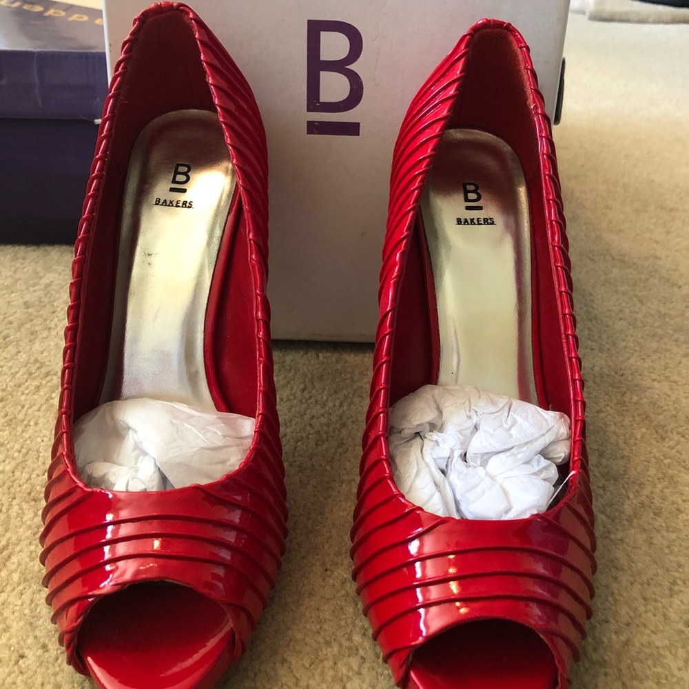 Bakers Red Pumps